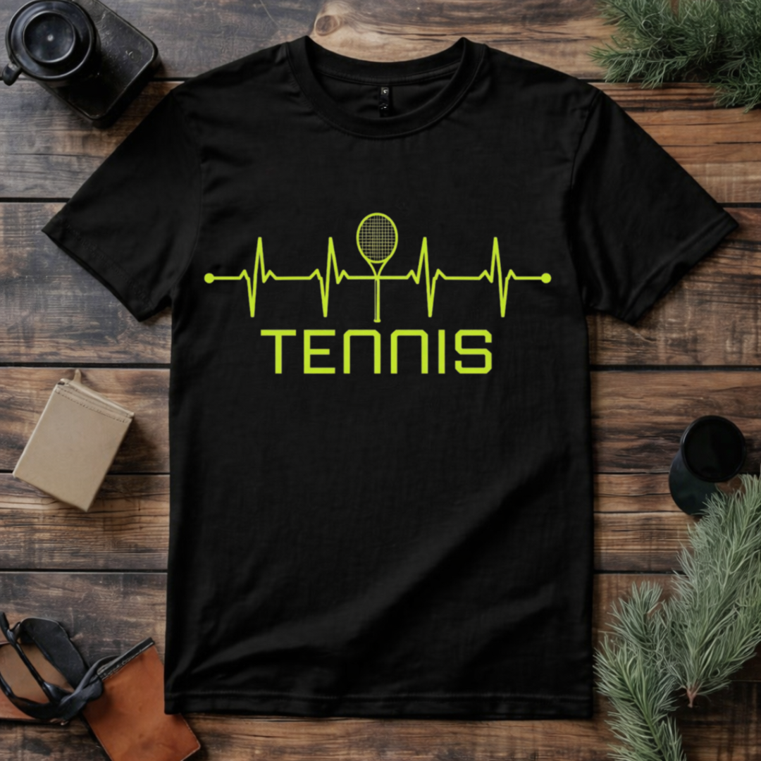 Tennis Heartbeat T Shirt