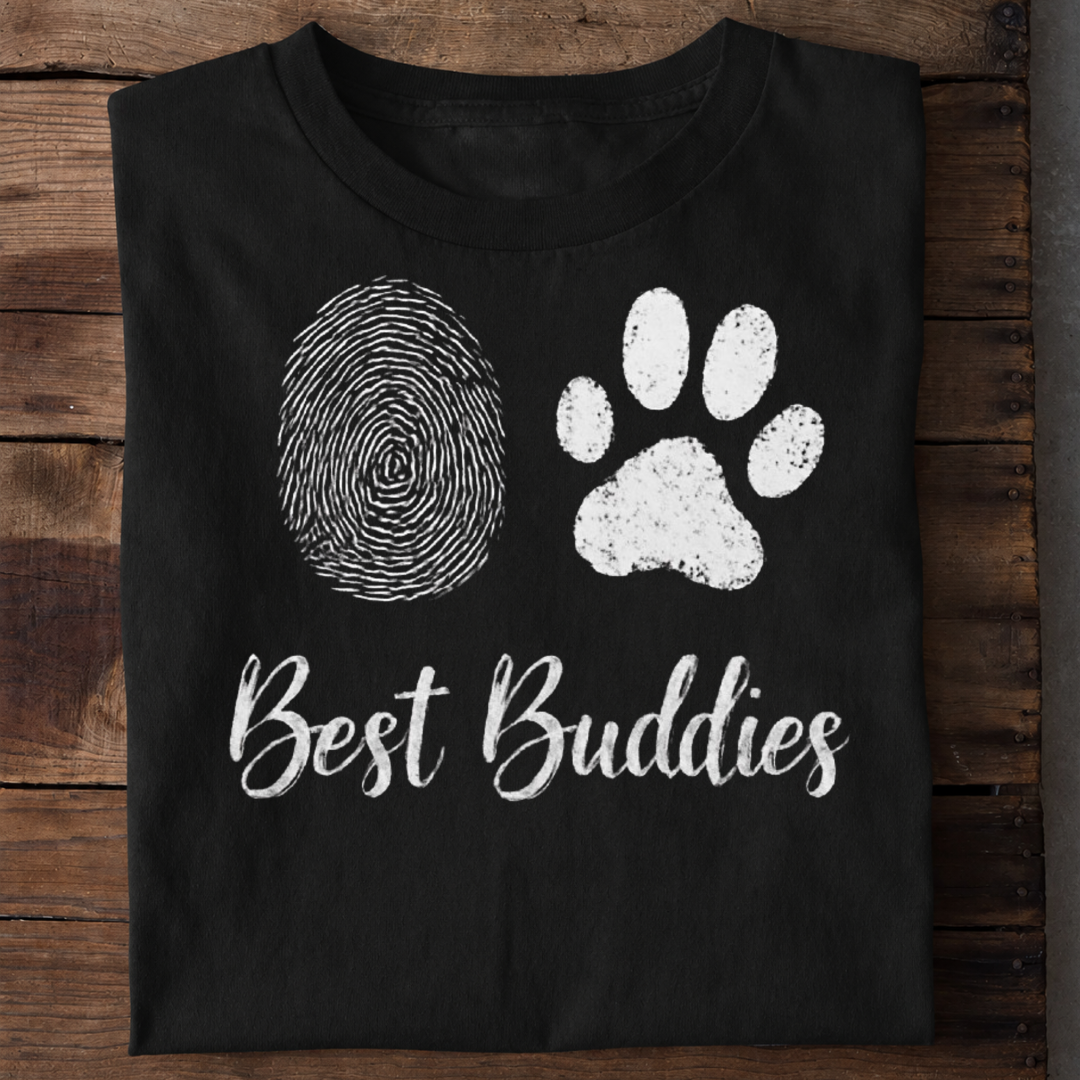 Best Buddies Dog Premium Cotton T Shirt