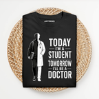 Today Student Tomorrow Doctor Dark T Shirt