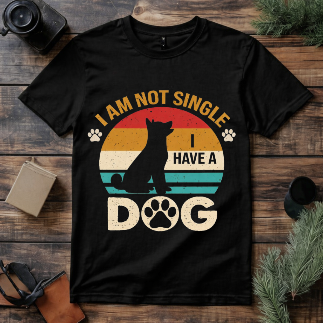 Not Single I Have a Dog T Shirt