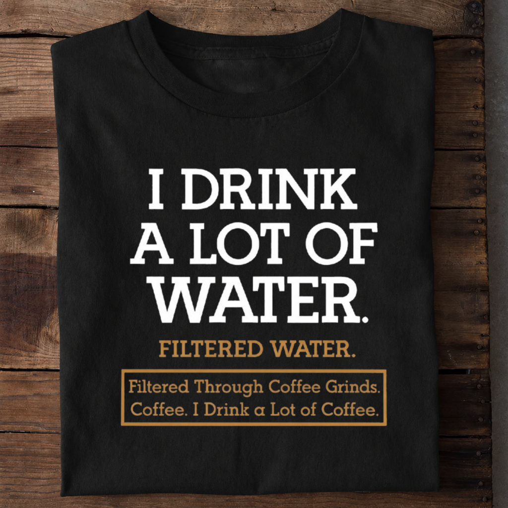 Drink Coffee Premium Cotton T Shirt