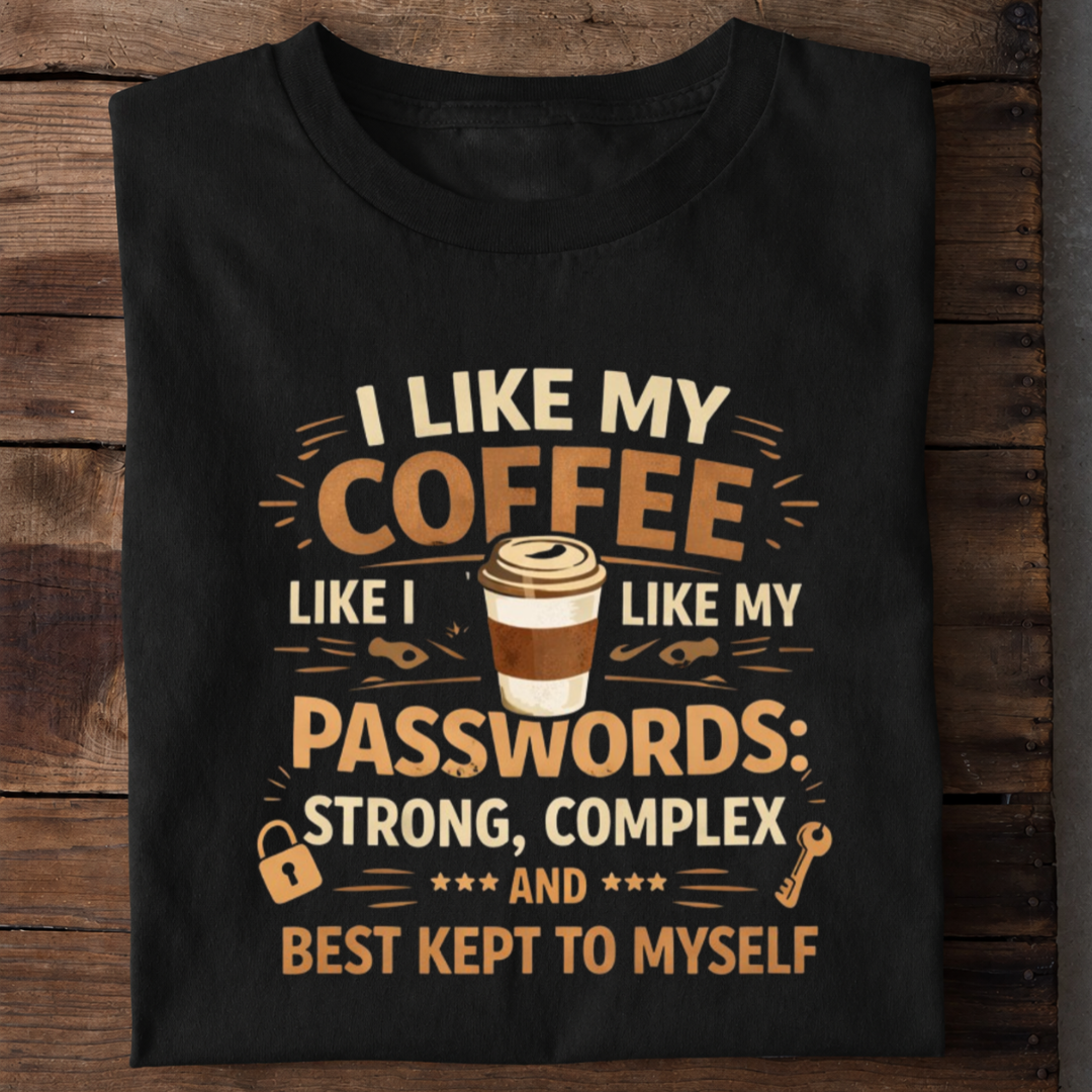 Bitter Coffee Humor Premium Cotton T Shirt