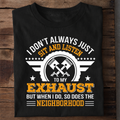 Listen to My Exhaust Premium Cotton T Shirt
