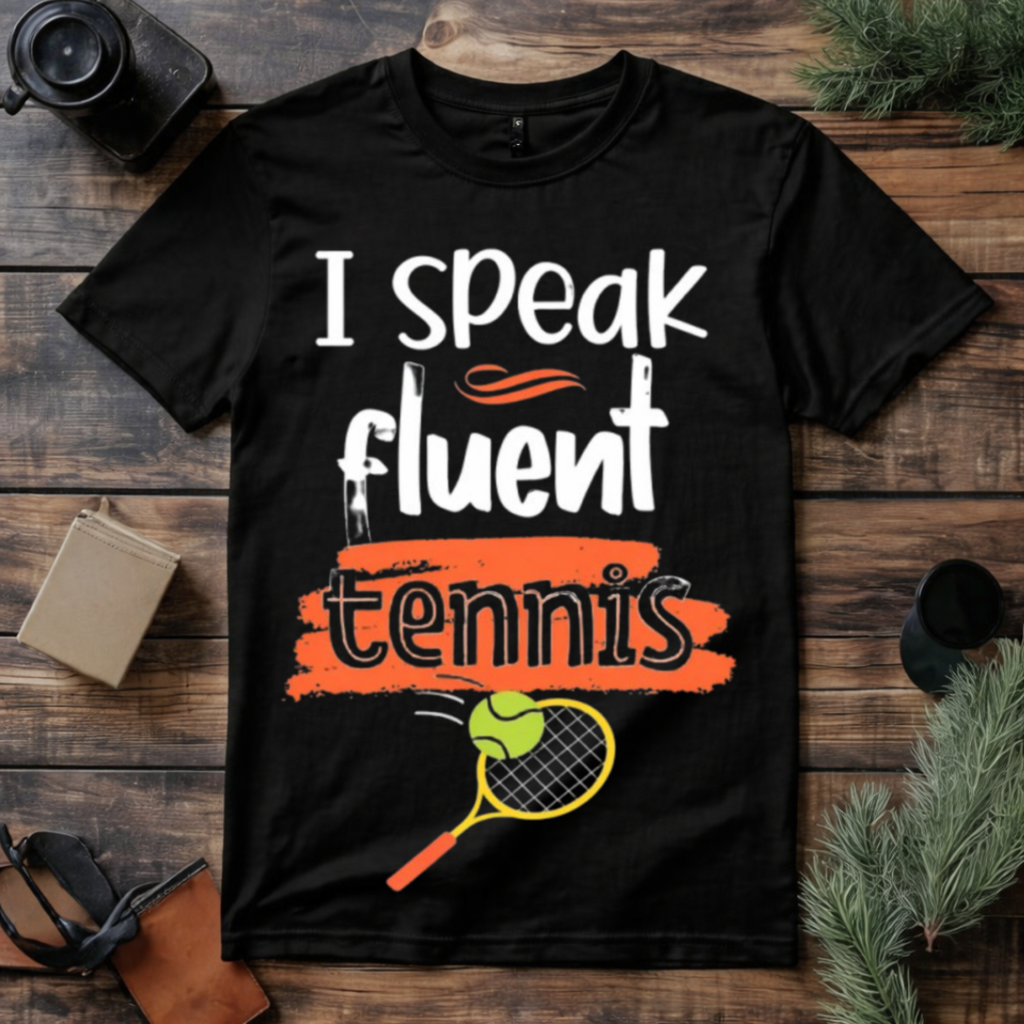 I Speak Fluent Tennis T Shirt