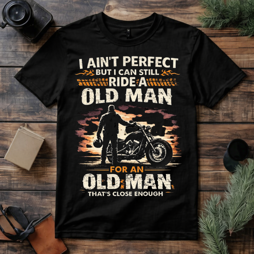Old Man Biker T Shirt