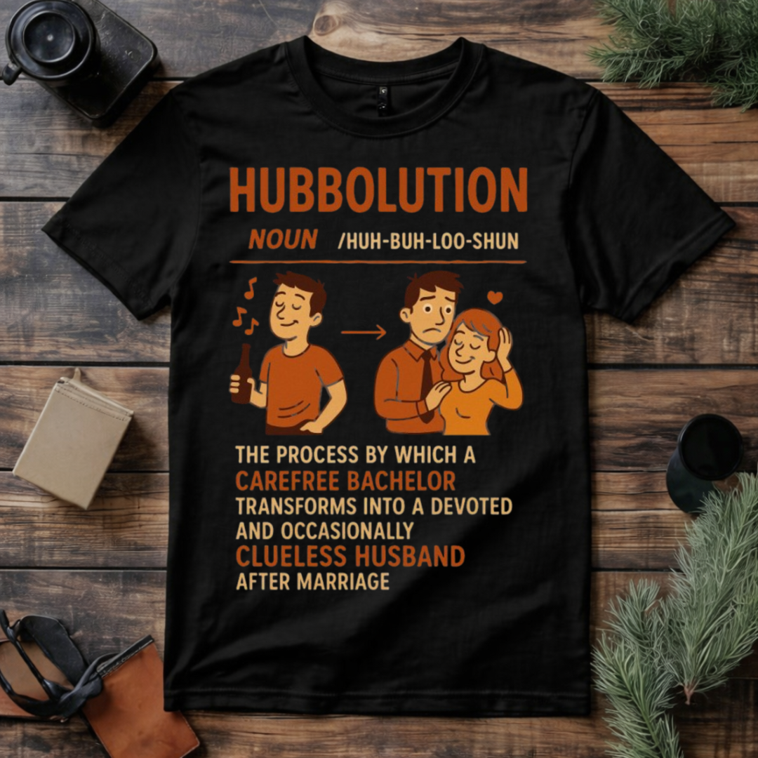 Hubbolution Funny Husband T Shirt