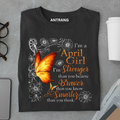 April Girl Strong T Shirt