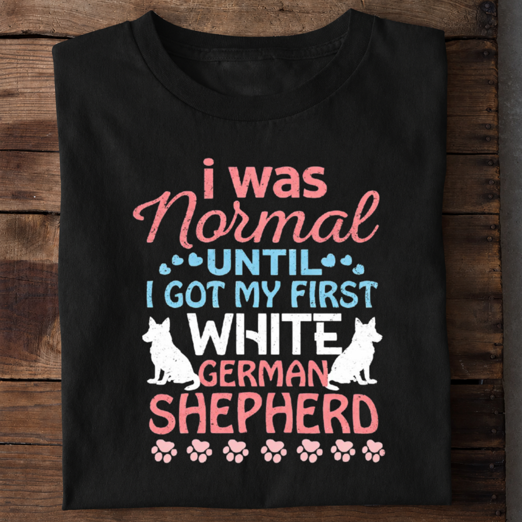 White German Shepherd Lover Premium Cotton T Shirt