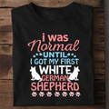 White German Shepherd Lover Premium Cotton T Shirt