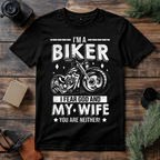 I Fear God and My Wife Biker T Shirt