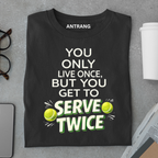 Serve Twice Tennis T Shirt
