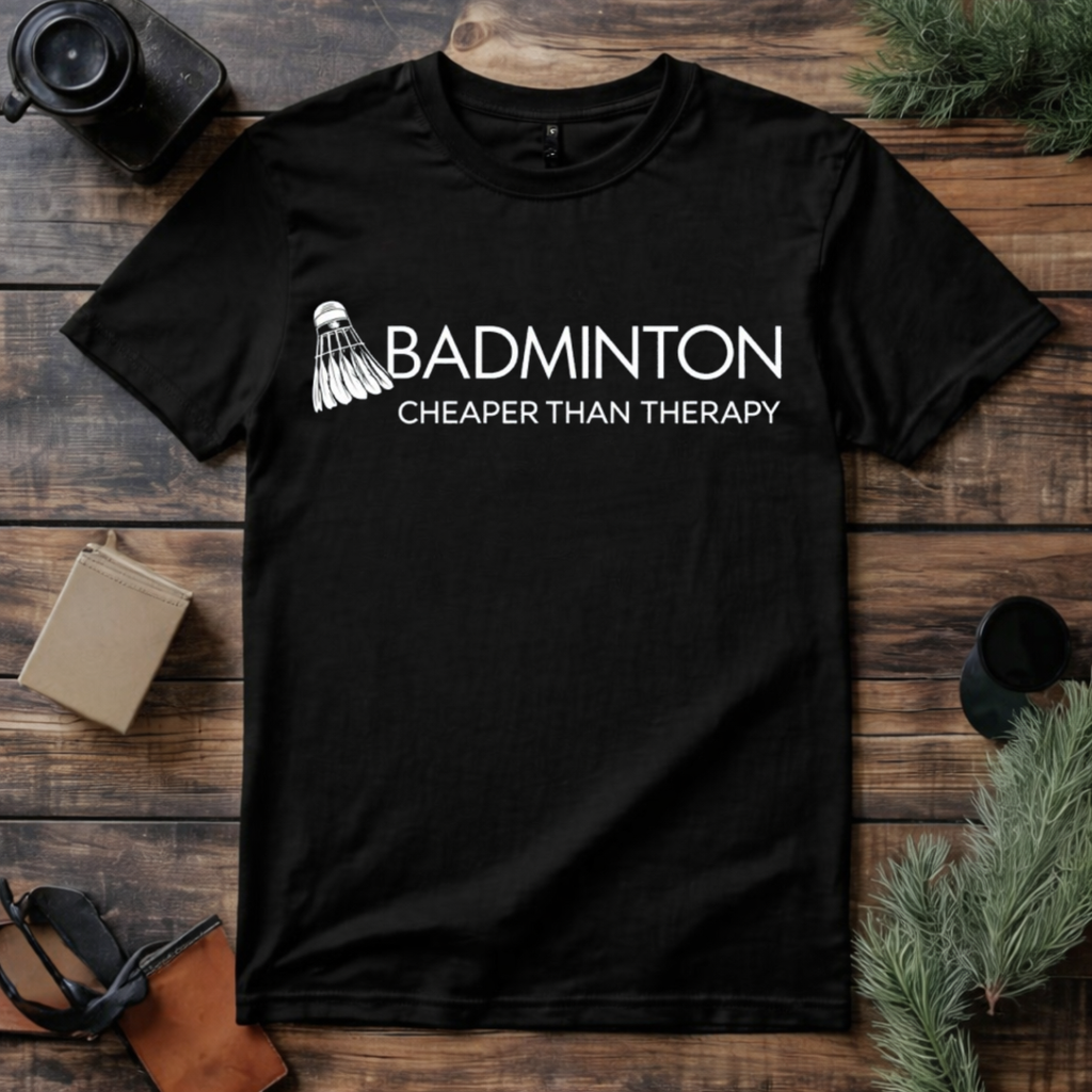 Badminton Cheaper Than Therapy T Shirt