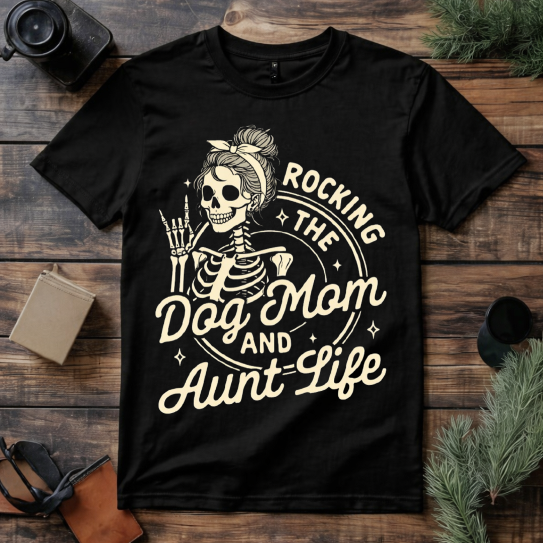 Rocking the Dog Mom Life T Shirt