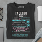 April Girl Attitude T Shirt