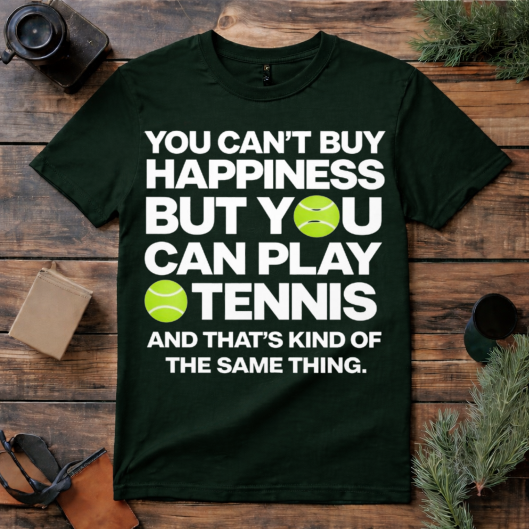 Play Tennis Happiness T Shirt