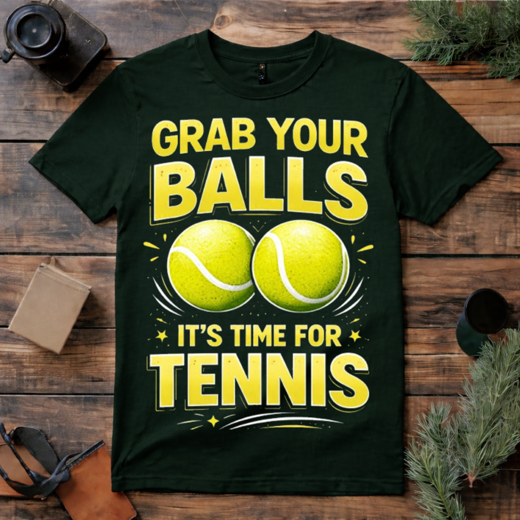 Grab Your Balls Tennis T Shirt