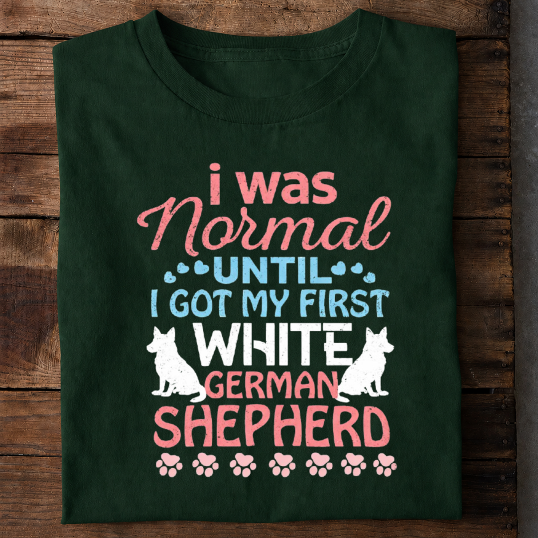White German Shepherd Lover Premium Cotton T Shirt