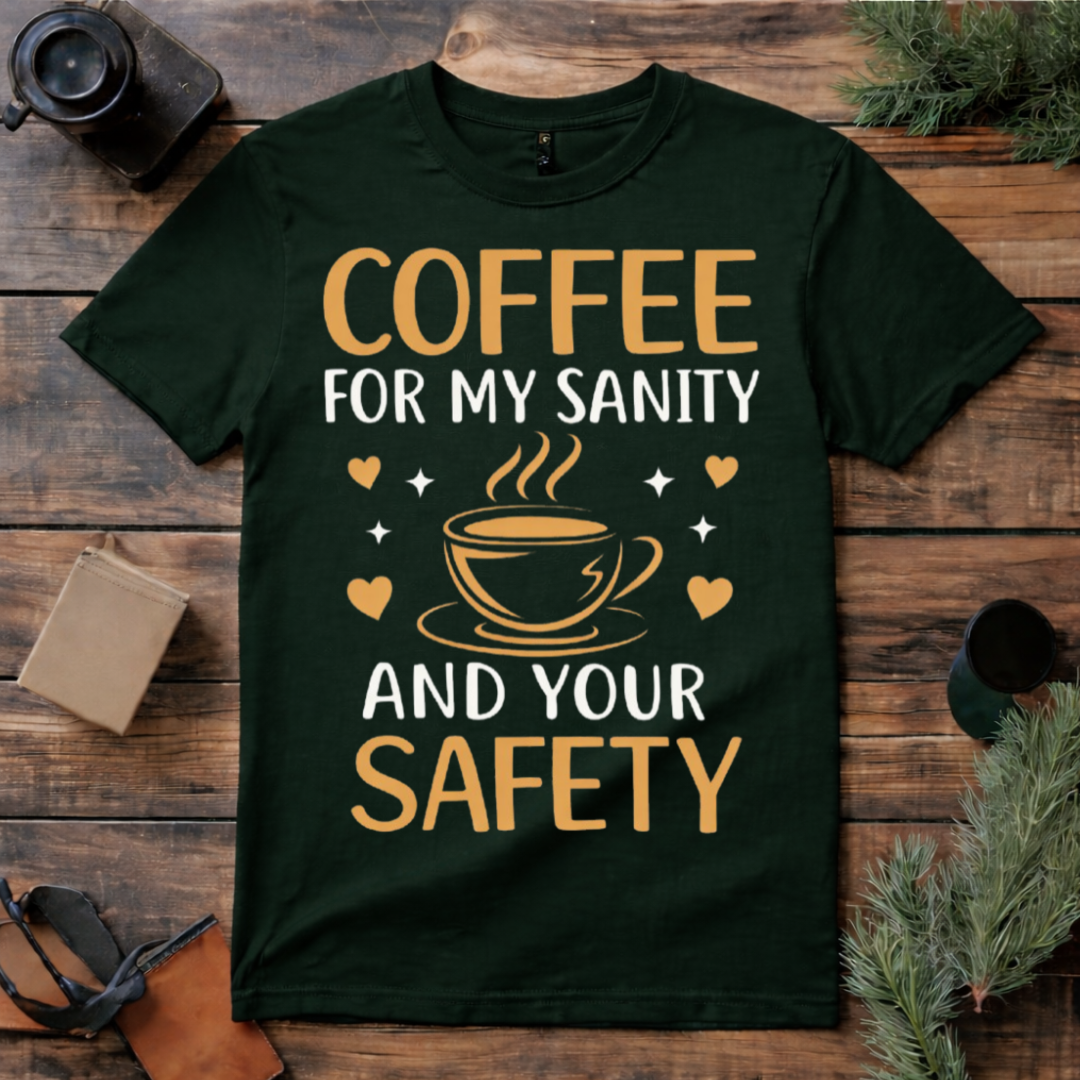 Coffee for My Sanity T Shirt
