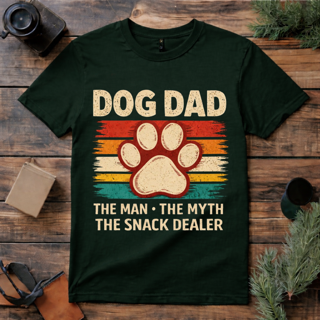 Dog Dad Snack Dealer T Shirt