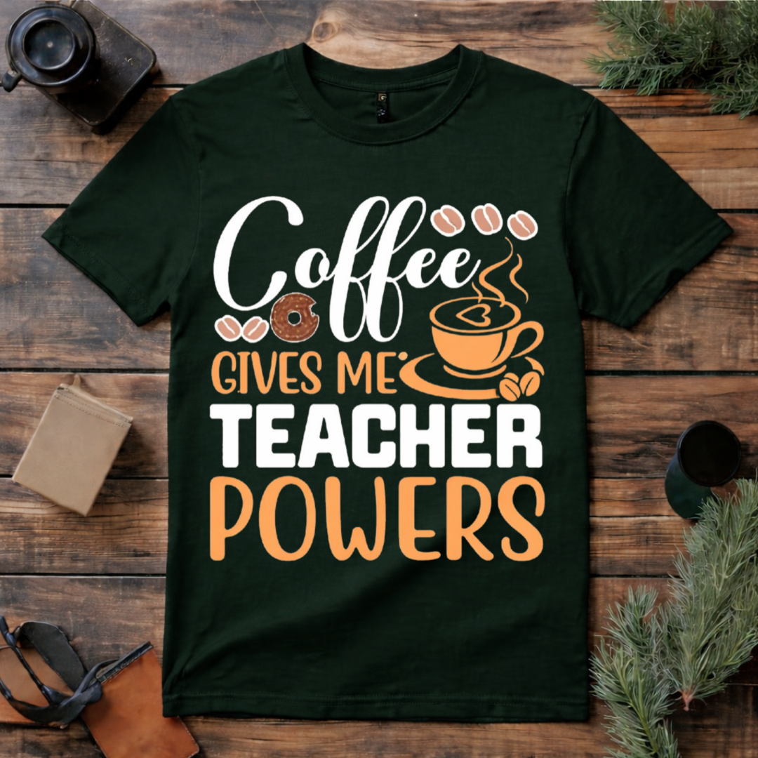 Funny Teacher Coffee Lover T Shirt