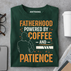 Fatherhood Powered by Coffee T Shirt