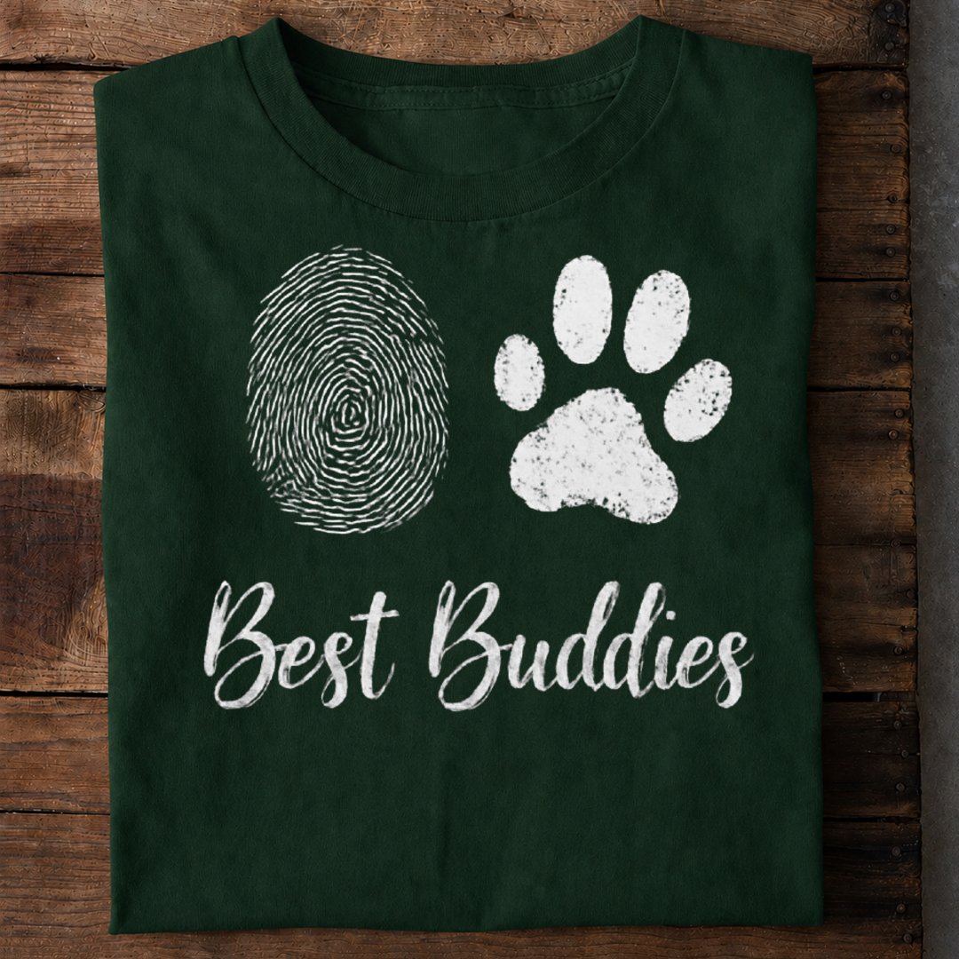 Best Buddies Dog Premium Cotton T Shirt
