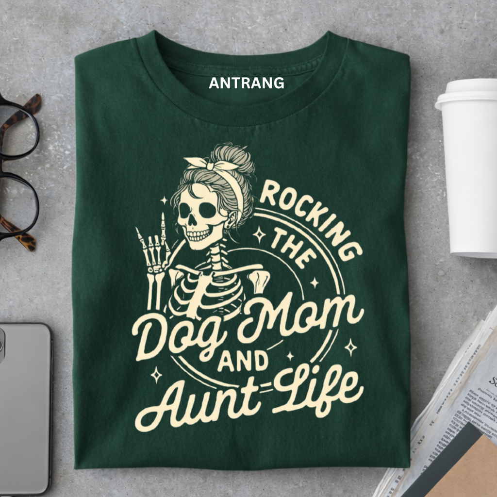 Rocking the Dog Mom Life T Shirt