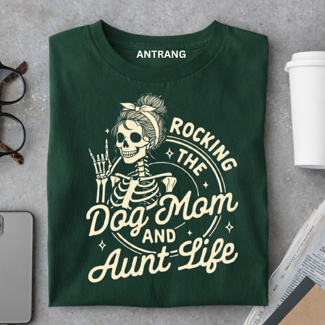 Rocking the Dog Mom Life T Shirt