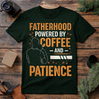 Fatherhood Powered by Coffee T Shirt