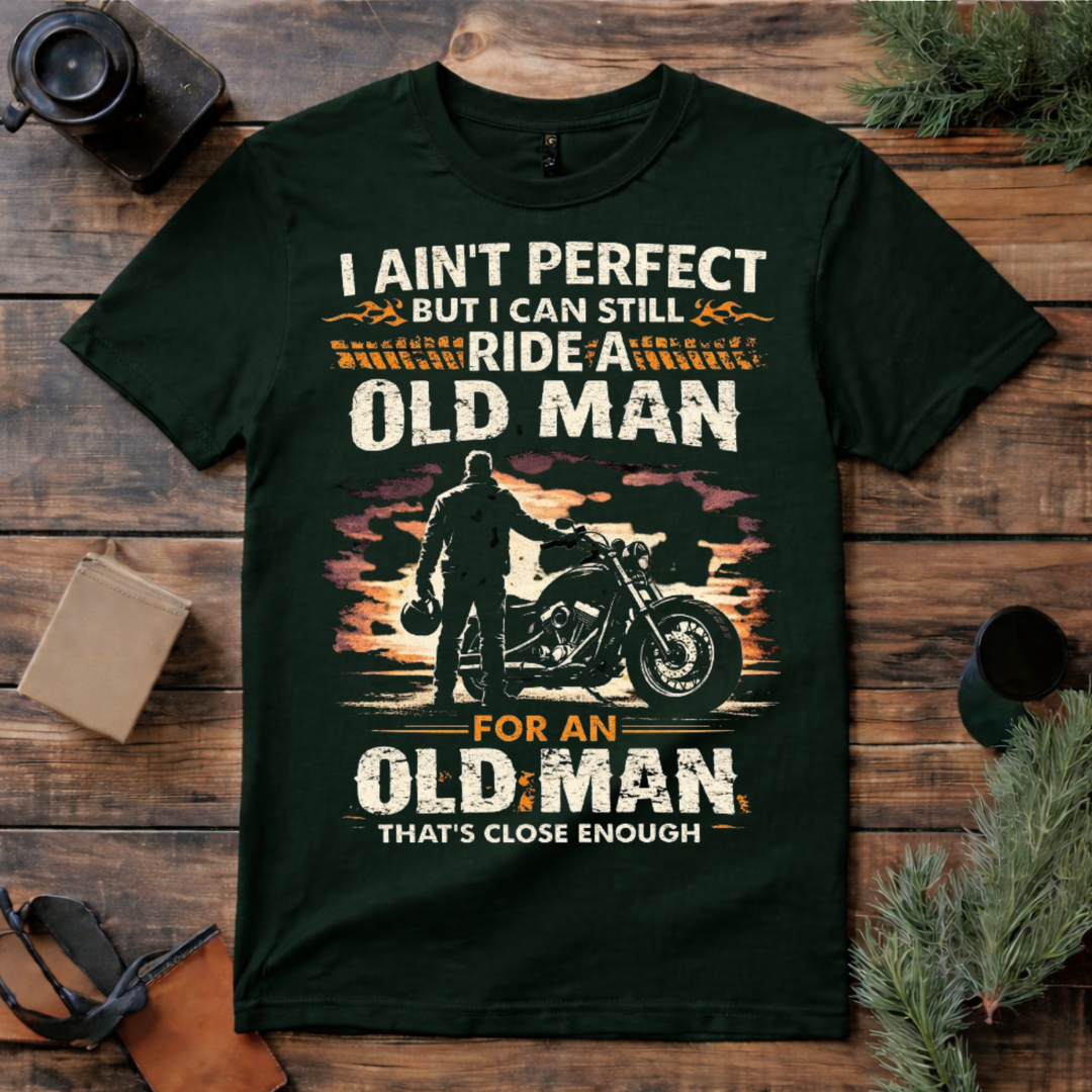 Old Man Biker T Shirt