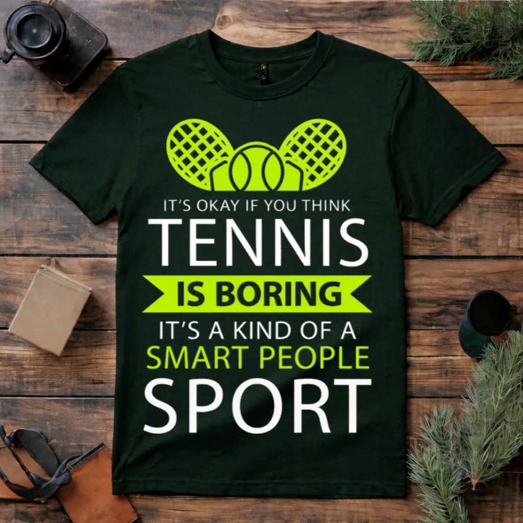 Tennis Smart People Sport T Shirt