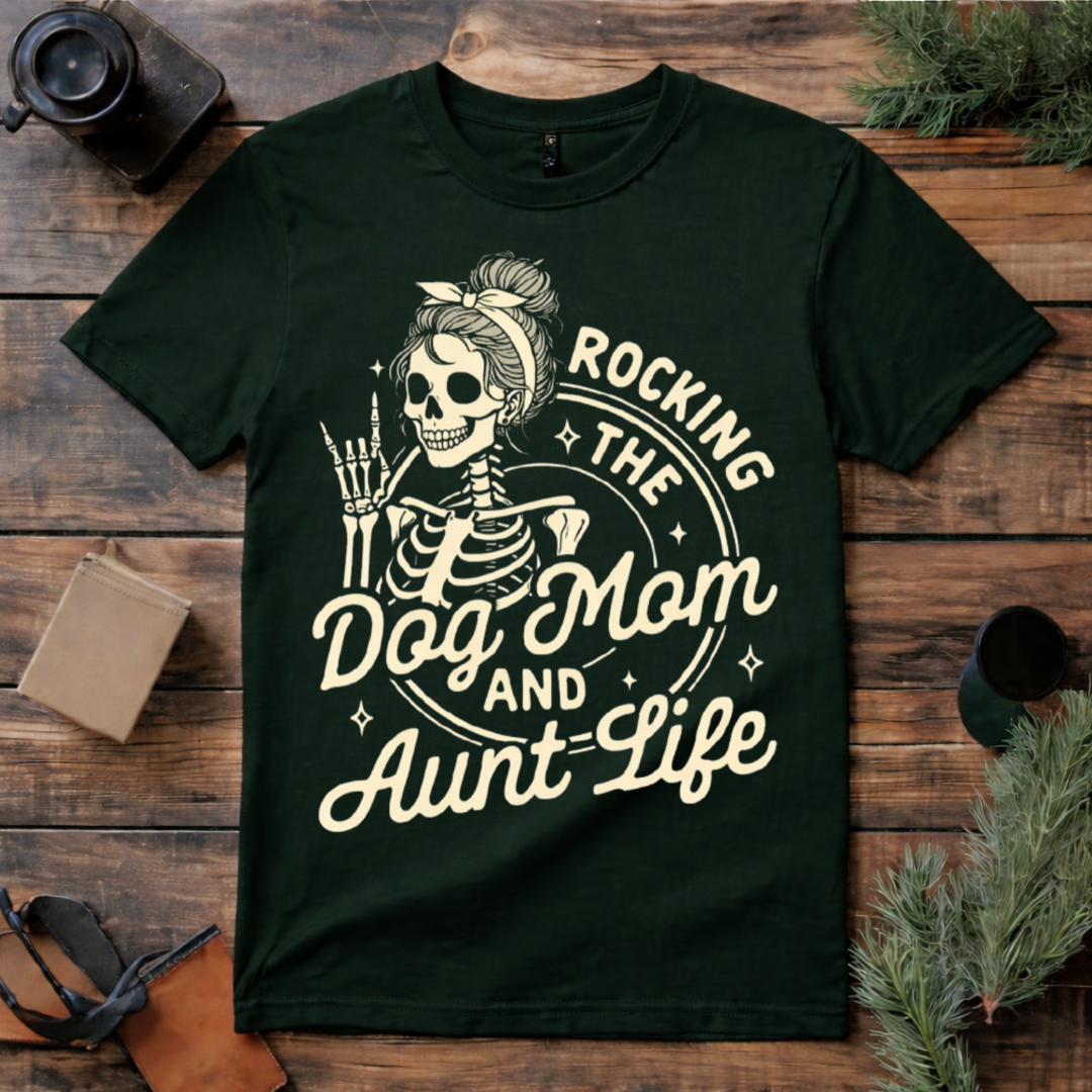 Rocking the Dog Mom Life T Shirt