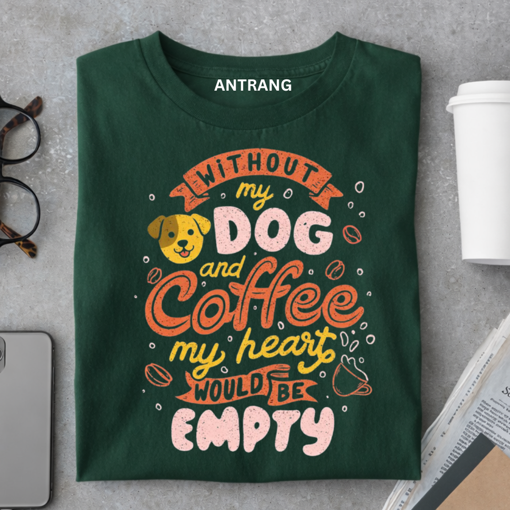 Dog and Coffee Lover T Shirt