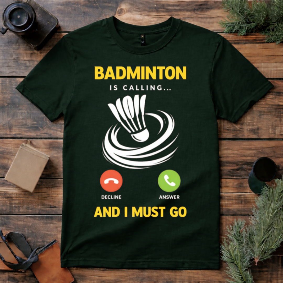 Badminton Is Calling T Shirt