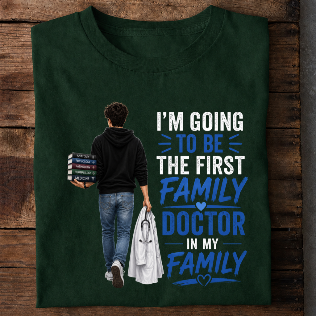 First Family Male Doctor Premium Cotton T Shirt