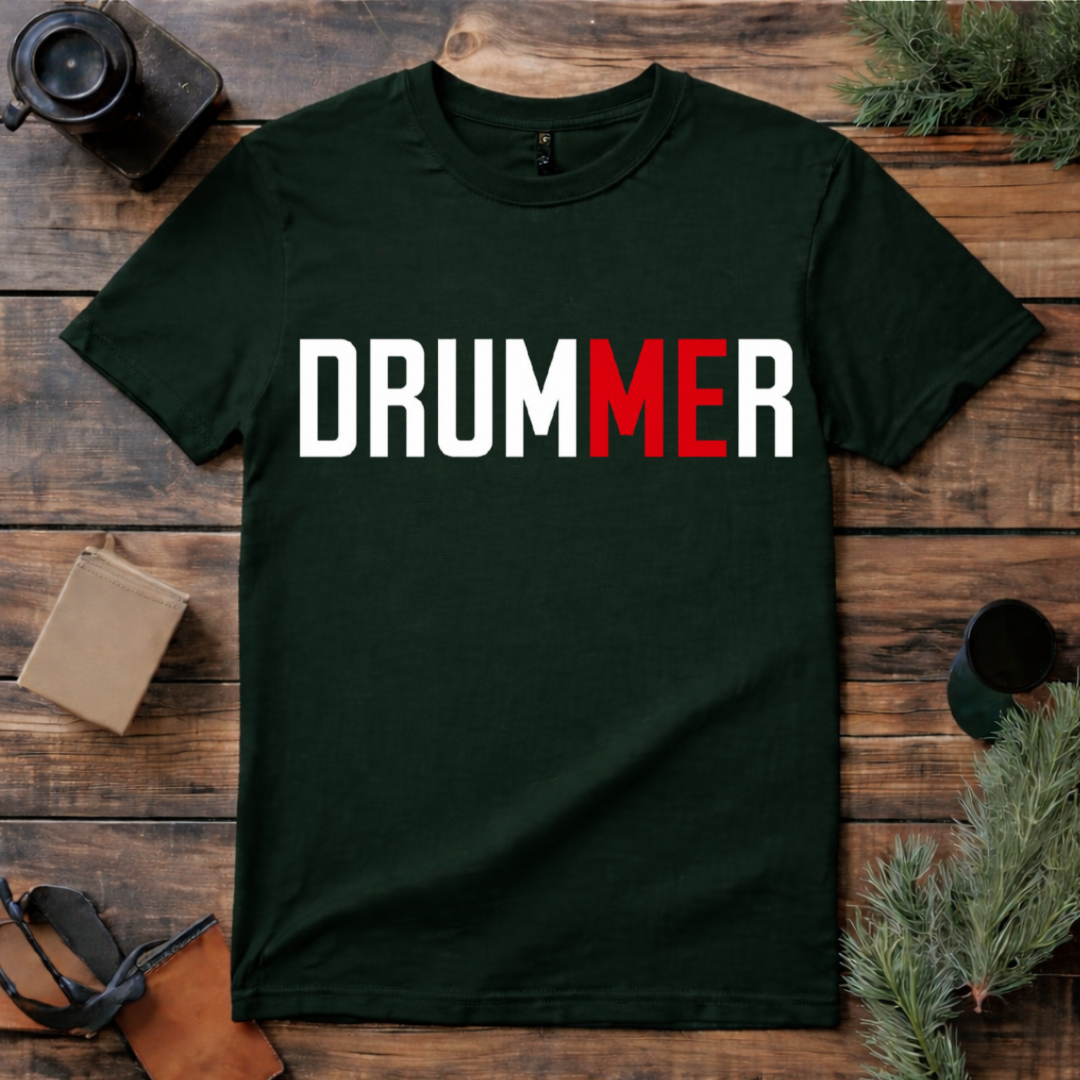 Drummer Wordplay T Shirt