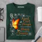 April Girl Strong T Shirt
