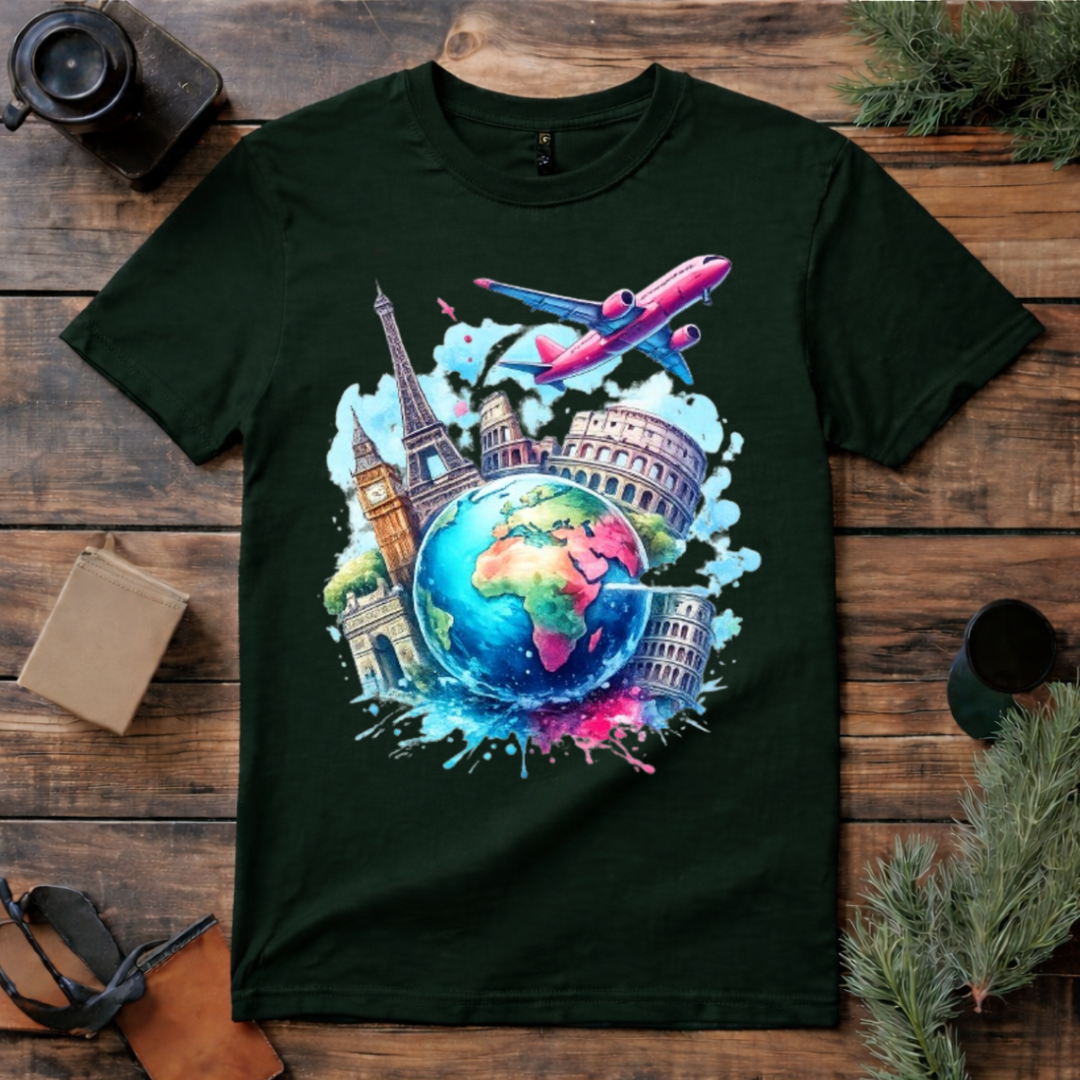 World Travel Adventure T Shirt