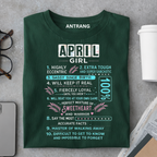 April Girl Attitude T Shirt