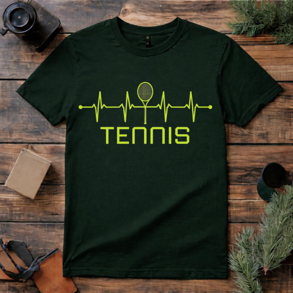 Tennis Heartbeat T Shirt