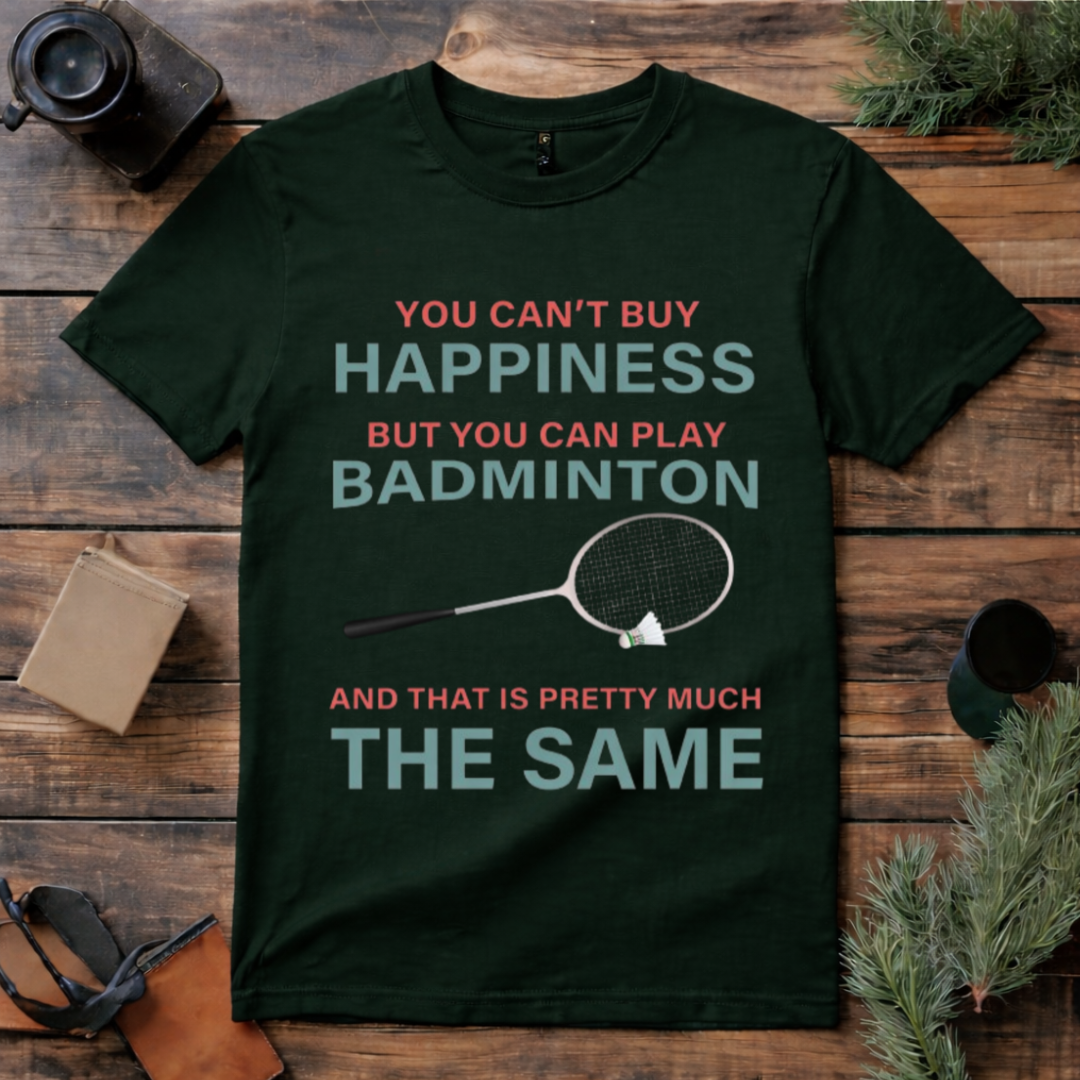 Play Badminton Happiness T Shirt