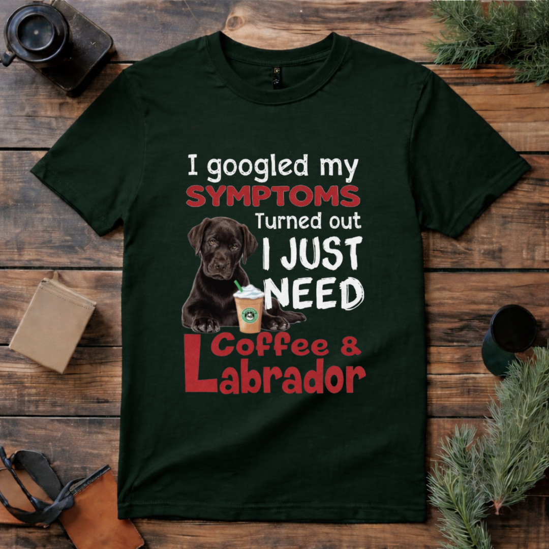 Coffee and Labrador Lover T Shirt