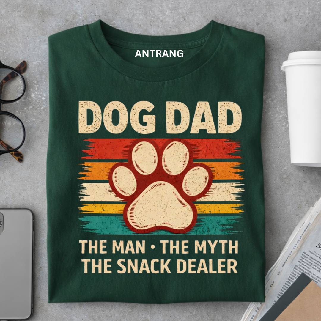 Dog Dad Snack Dealer T Shirt