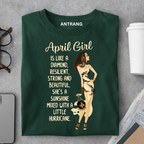 April Girl Diamond T Shirt
