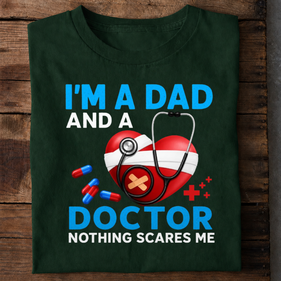 Dad Doctor Premium Cotton T Shirt