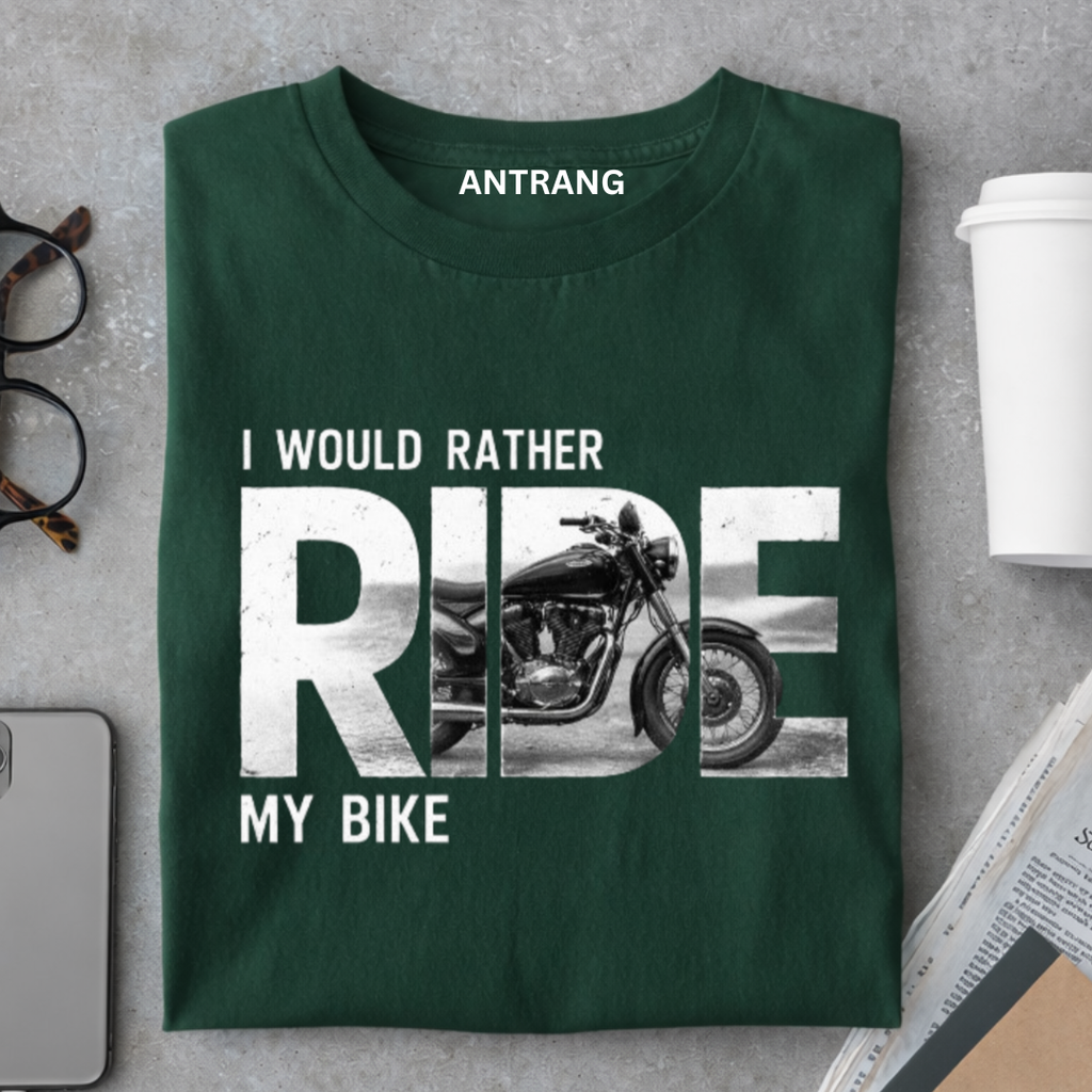 Rather Ride My Bike T Shirt