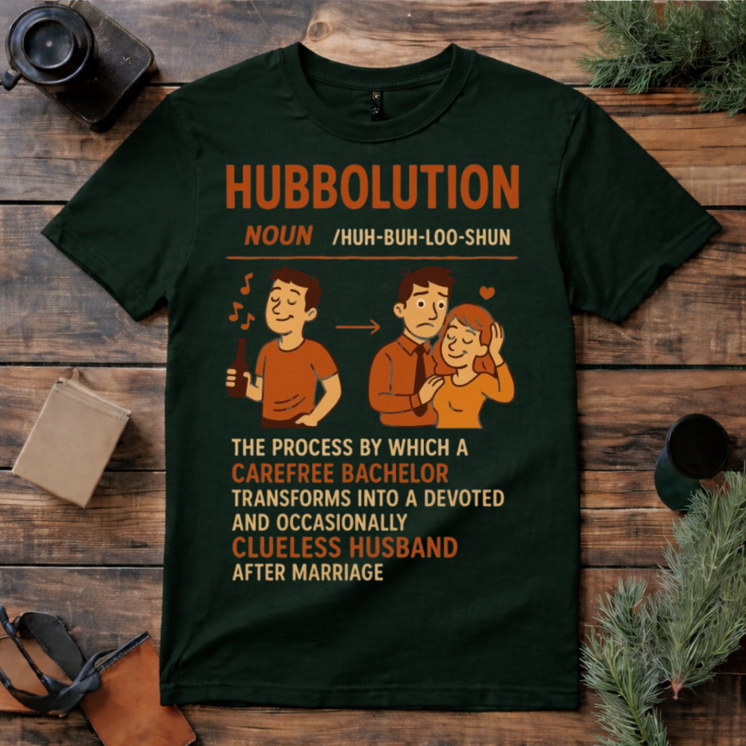 Hubbolution Funny Husband T Shirt