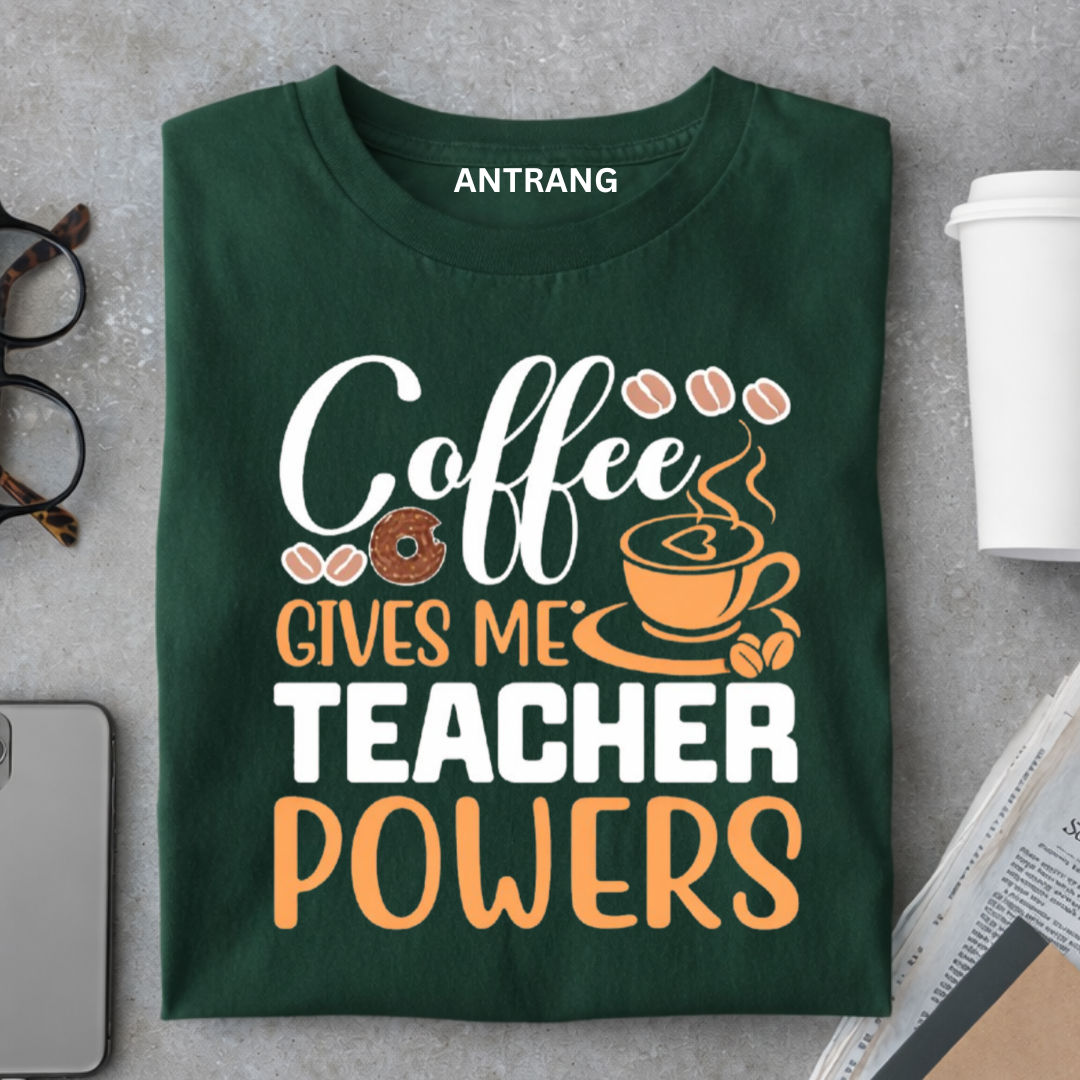Funny Teacher Coffee Lover T Shirt