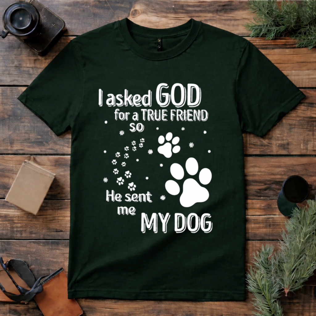 God Sent Me My Dog T Shirt