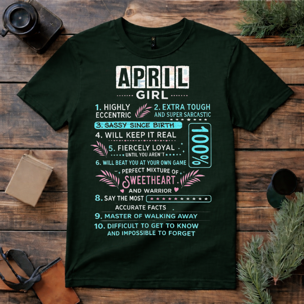 April Girl Attitude T Shirt